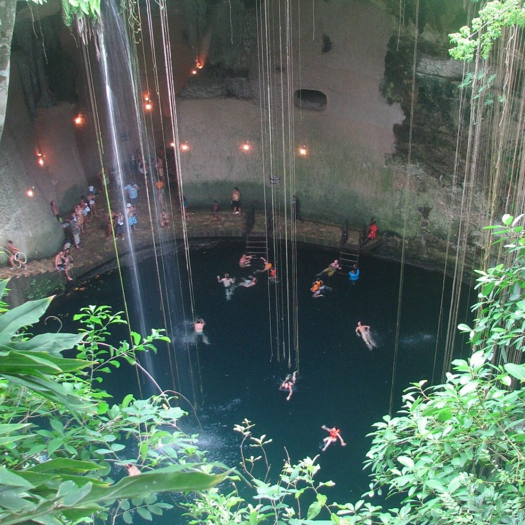 cenote, cave, yucatan